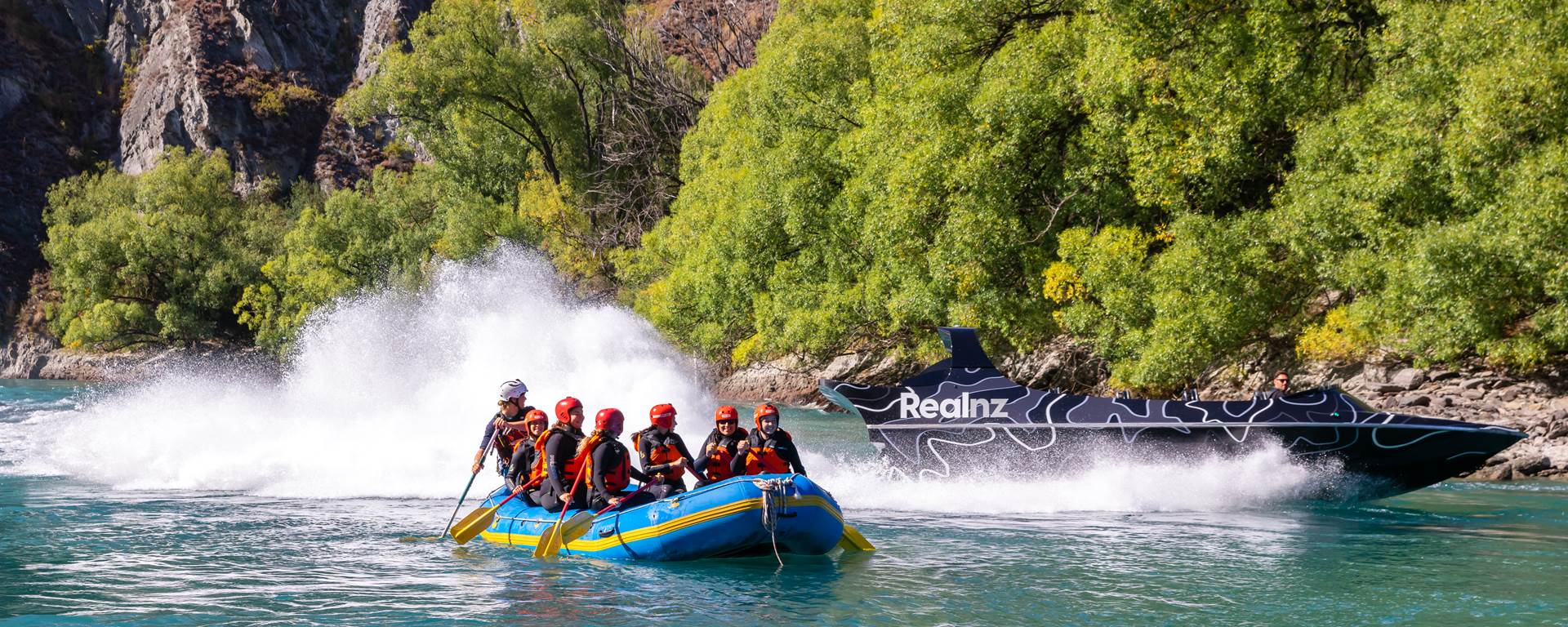 Rafting and Jet Boating on the Shotover River